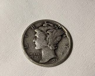 US 1941 Mercury Dime
