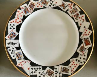 Set of Tiffany plates