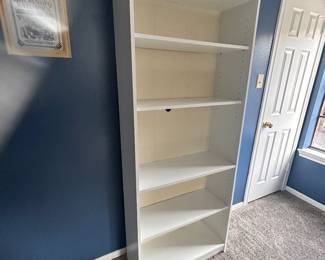 Shelving (easy to refinish to change color) 