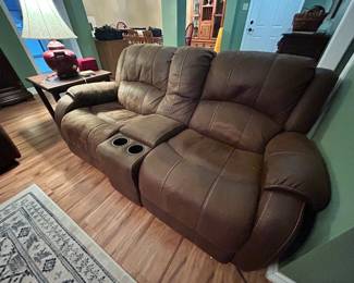 Reclining Loveseat with console 