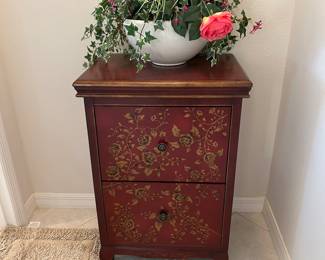 Small Painted 2 Drawer Cabinet