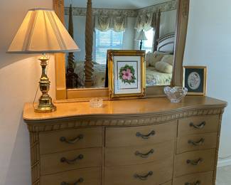 Large 12 Drawer Dresser & Mirror