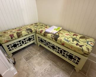 Bench Corner Green - 49x19x29