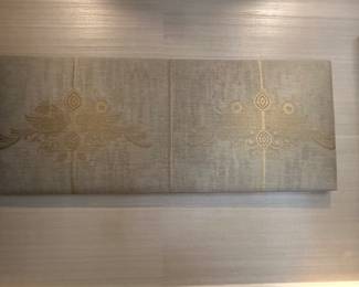 Set of 3 silk wall hanging