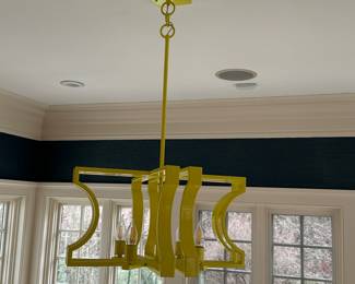 Lighting Chandelier Modern Yellow