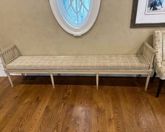 Bench VIntage Swedish Caned 98x17x27