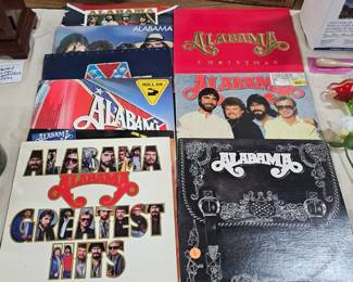 LOT OF RECORD ALBUMS / ALABAMA