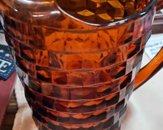 GLASS PITCHER