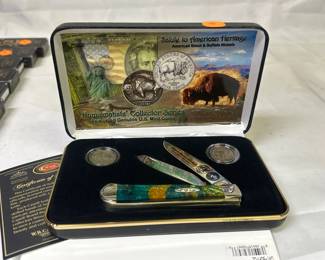 case pocket knife in tin