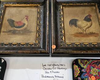 OIL PAINTINGS FRAMED