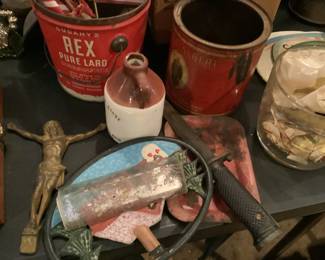 Rustic vintage treasures abound!