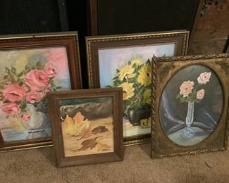 Paintings by late owner