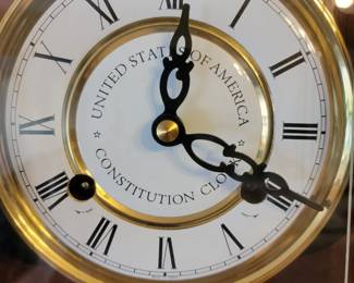 Vintage United States of America Constitution Wall Clock Limited Edition