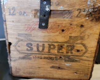 Antique Winchester World Champion Ammunition Crate  
