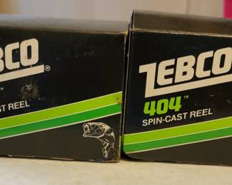 Vintage Zebco 404 Spin Cast Reels 