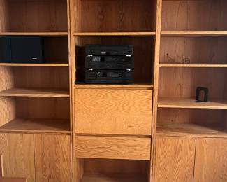 $350 for all 3 components bookcase 