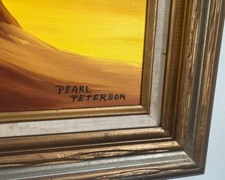 Hightlighted signature of Pearl Peterson's signature