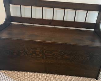 $150 Bench w/storage 42W 17D 29H