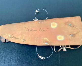 12- Carribean Queen Copper art. No information found. Signed Lou or Lon 1994- $100