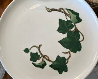 $220 Poppy Metlox Vine Ivy Dishes 50 pieces