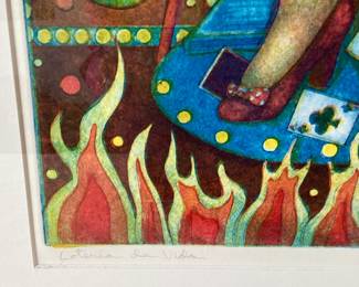 7- Charles Barth : "Lotteria de Vida" #1/15, 32x25 - $150