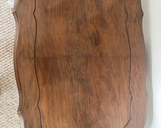 $80 Scalloped accent table