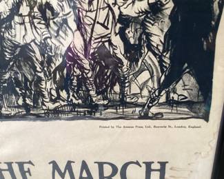 33. WWI Propoganda Poster: “Our Fighting Men Need Tobacco”, printed by
The Avenue Press, Ltd., London, designed by Frank Brangwyn, A.R.A - $250 