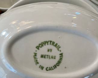 $220 Poppy Metlox Vine Ivy Dishes 50 pieces