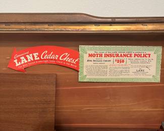 $140 Lane Cedar chest 18W 18D 22H (damage on left side)