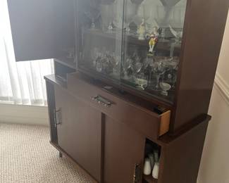 $450 Craddock furniture from Evansville IN, MCM Modern china cabinet 