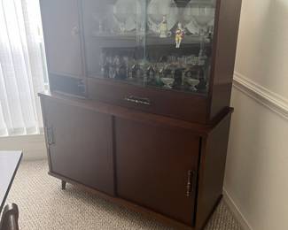 $450 Craddock furniture from Evansville IN, MCM Modern china cabinet 43 W 13 D  54 T
