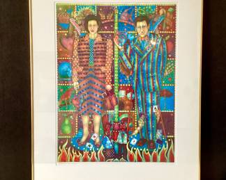 7- Charles Barth : "Lotteria de Vida" #1/15, 32x25 - $150