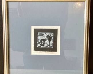 20. M.Springus small etching black and white $100