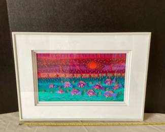 1- Barbara Appleton - Multi chrome fish print - 3 D- ,1994, 20x14 - $100