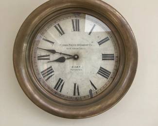 Panama Pacific Steamship Wall Clock