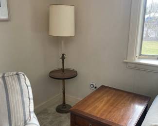 Wood Floor Table Lamp