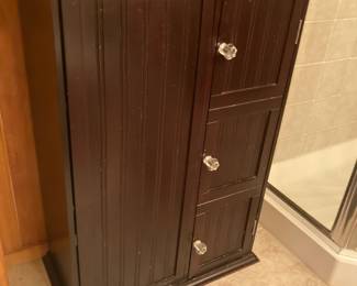 Mahogany Storage Cabinet