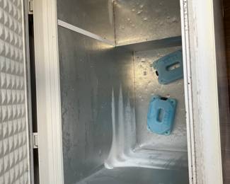 Chest freezer Inside. It works!