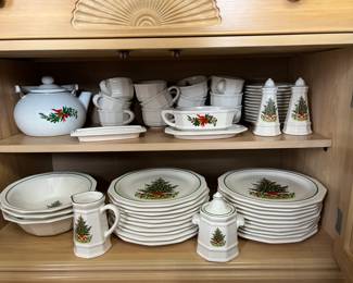 Pfaltzgraff Christmas Heritage dishes - HUGE set