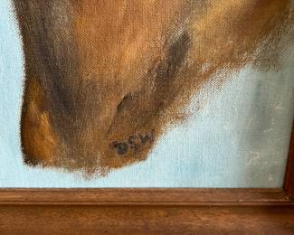 Horse artwork - signed