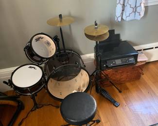 Child’s drum set