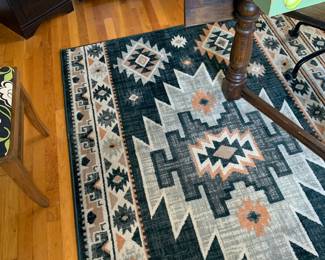 Southwest pattern area rug