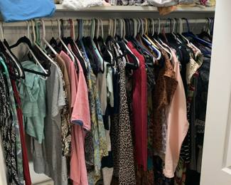 Clothes shoes and linens