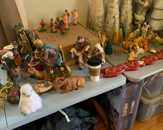 Nativity sets; Christmas decorations 