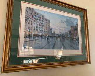 Kinkade signed and numbered print 