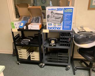 Rolling carts 
