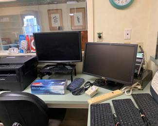 Computer monitors 
Printers 