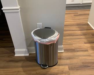 Metal trash cans