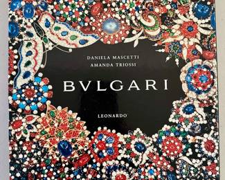 Coffee table book of Bulgari artwork and jewelry, with original box.