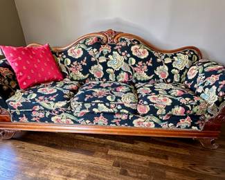 Victorian style sofa.